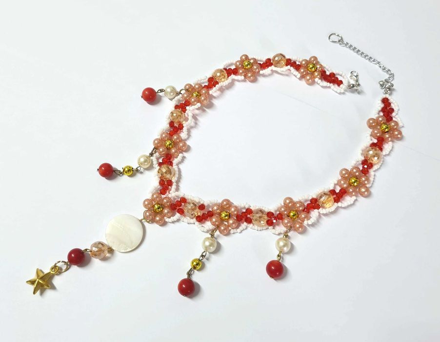 Reducere! Seturi florale, coliere florale si bratari, frumoase margele