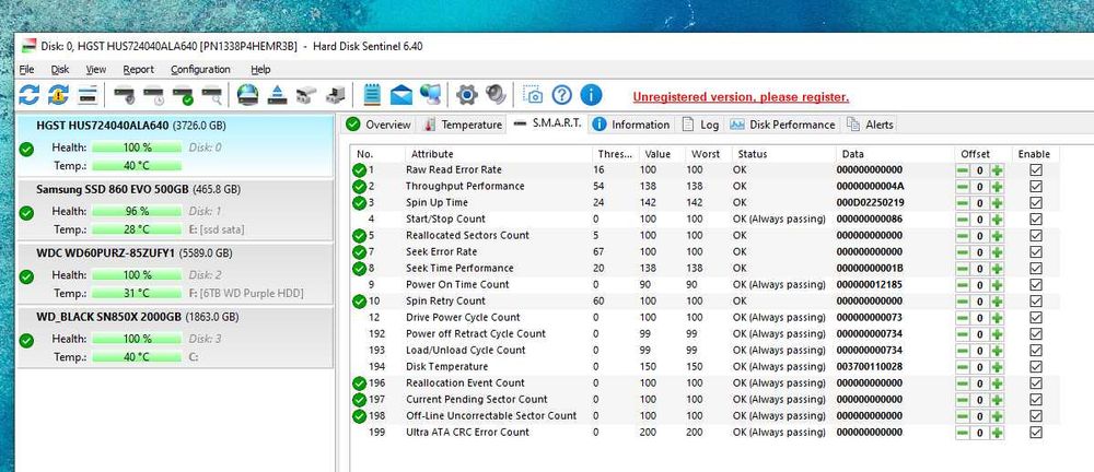 Hard disk 4 TB 7200rpm