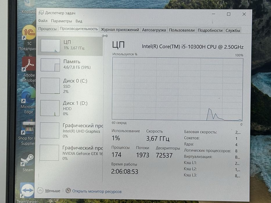 HP Pavilion 15-10 / SSD 256gb ram