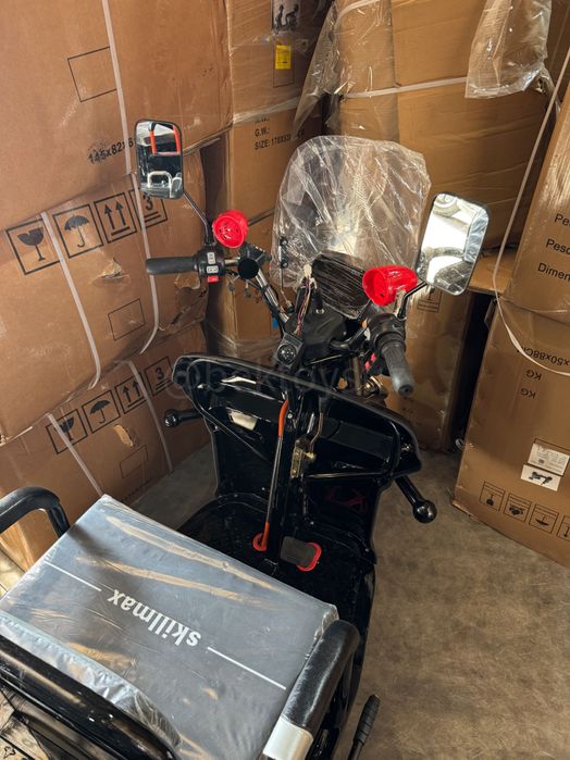 Электро трицикл Skillmax 1000w – до 300кг, новый 2026