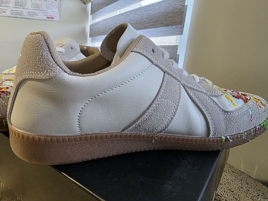 Стилни маратонки с арт дизайн – кожа