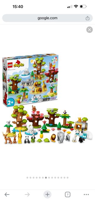 Vand Lego Duplo 10975 Animalele salbatice ale lumii