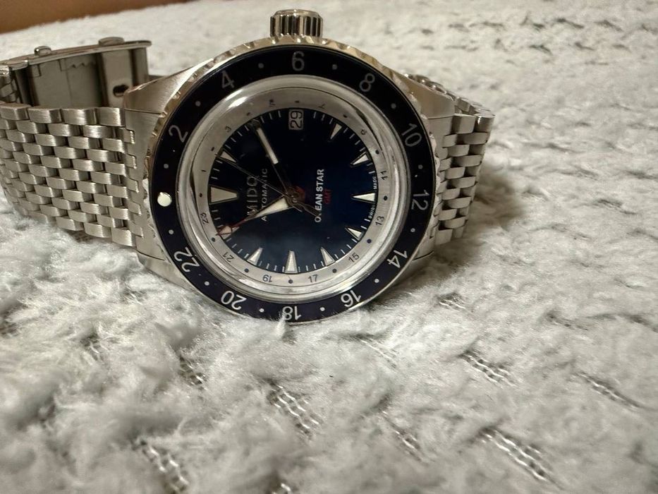 Vând ceas Mido Ocean Star GMT nepurtat, în garanție