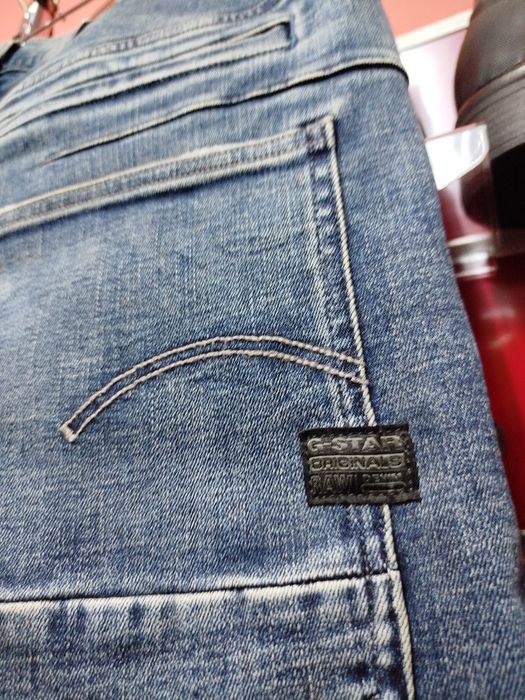 Оригинални дънки G-Star Raw D-Staq W38 3D Slim нови мъжки еластични