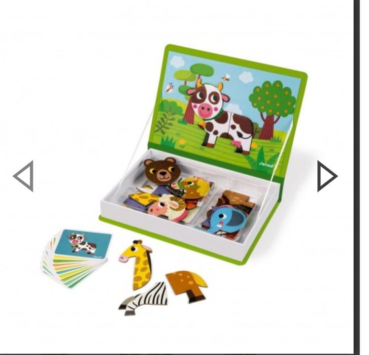 Magneti book, JANOD, с животини, 30 магнитчета