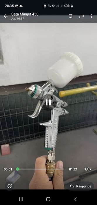 Pistol Profesional SATA Minijet 4 -impecabil