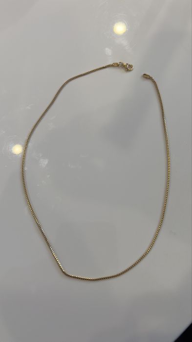 Lanț aur galben 18k nou. Greutate:4.50g, Lungime:40cm, Grosime:1,3mm