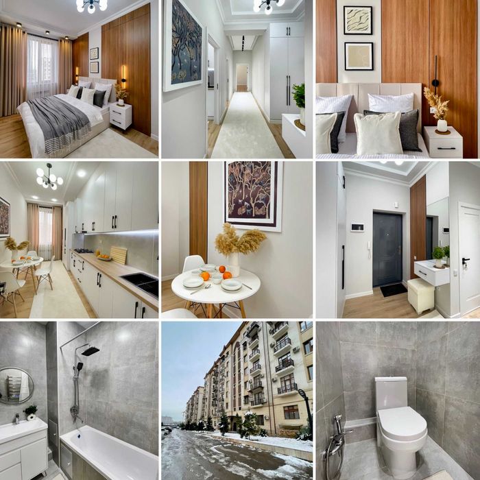 Паркентский ЖК Реал Хаус 3/5/8 (80м2) ипотека есть видео