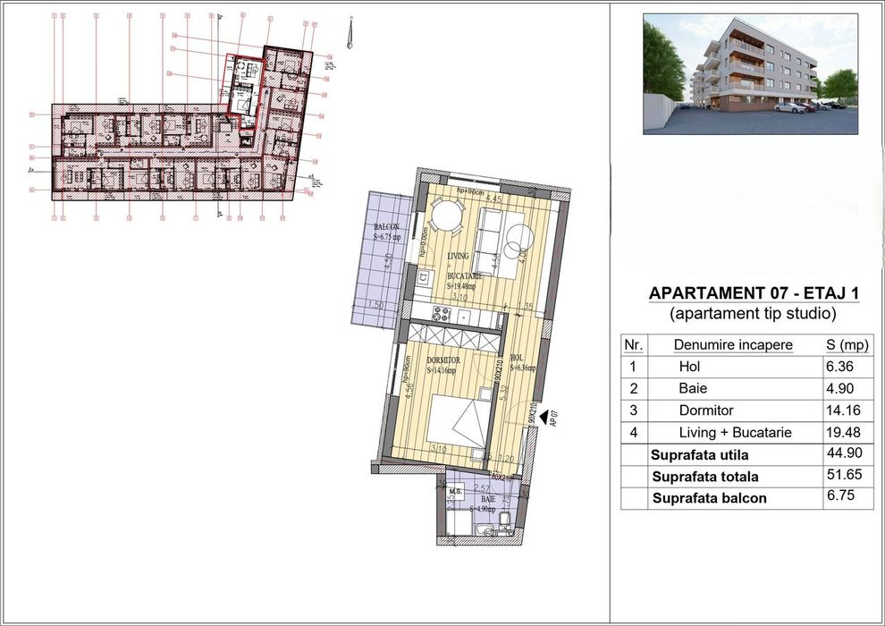 Studio modern în Popești-Leordeni | Agnes X | Bloc nou | Comision 0%