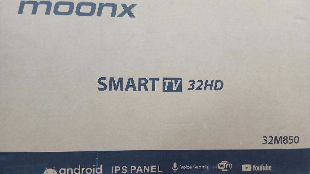 Продается новый телевизор MOONX 32, смарт с голосовым  управлением