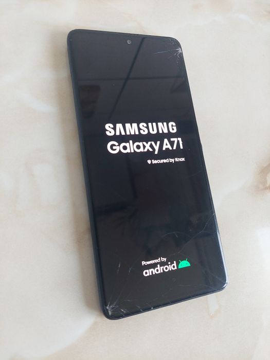 [A71] Vând Samsung Galaxy A71 /cu sticla spartă dar perfect funcțional