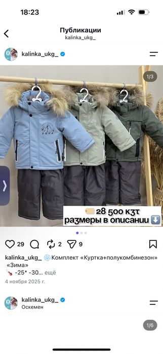 Зимний комбинезон