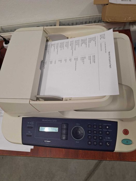Multifuncțional Laser Xerox WorkCentre 3210 – Print, Copie, Scan, Fax, Toner 100% (4K)