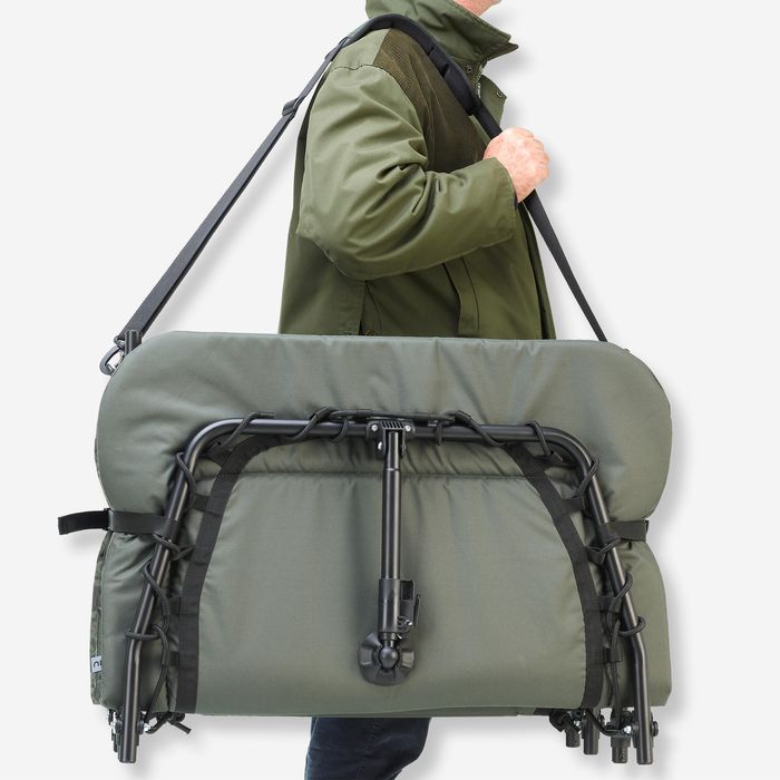 Bedchair 900 Compact Pescuit la crap - No - produs resigilat Decathlon