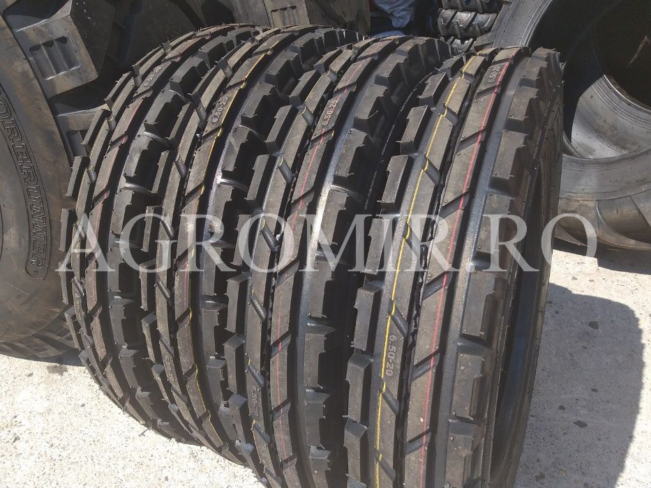 cauciucuri noi tractor U650 fata 6.50-20 BRECKNER 10PLY anvelope R20