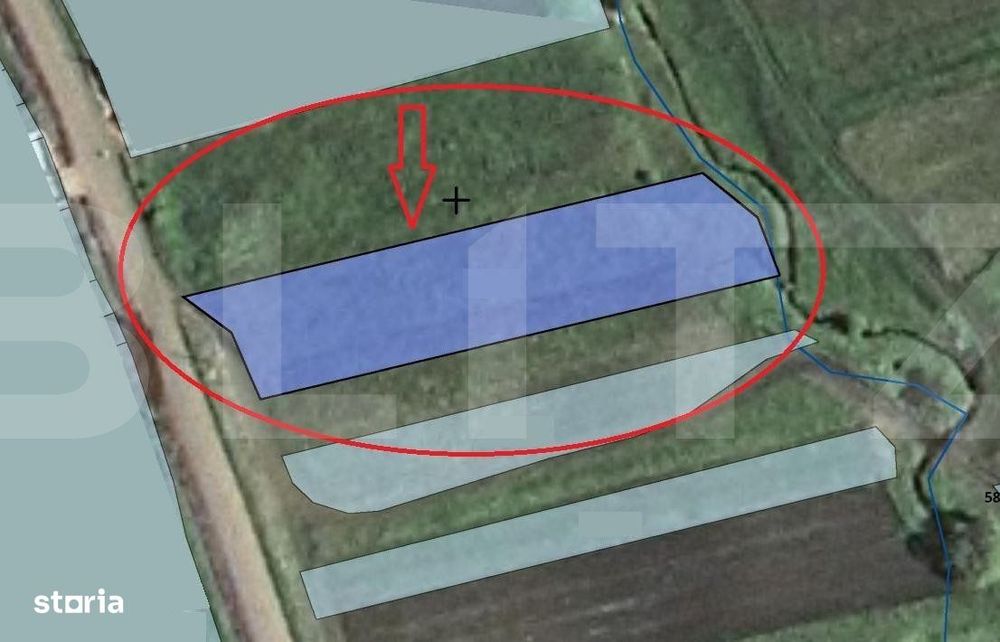 Teren intravilan 1800 mp, pentru constructii case, Salicea