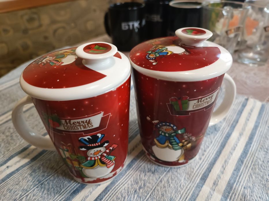 Коледни чаши за кафе / чай