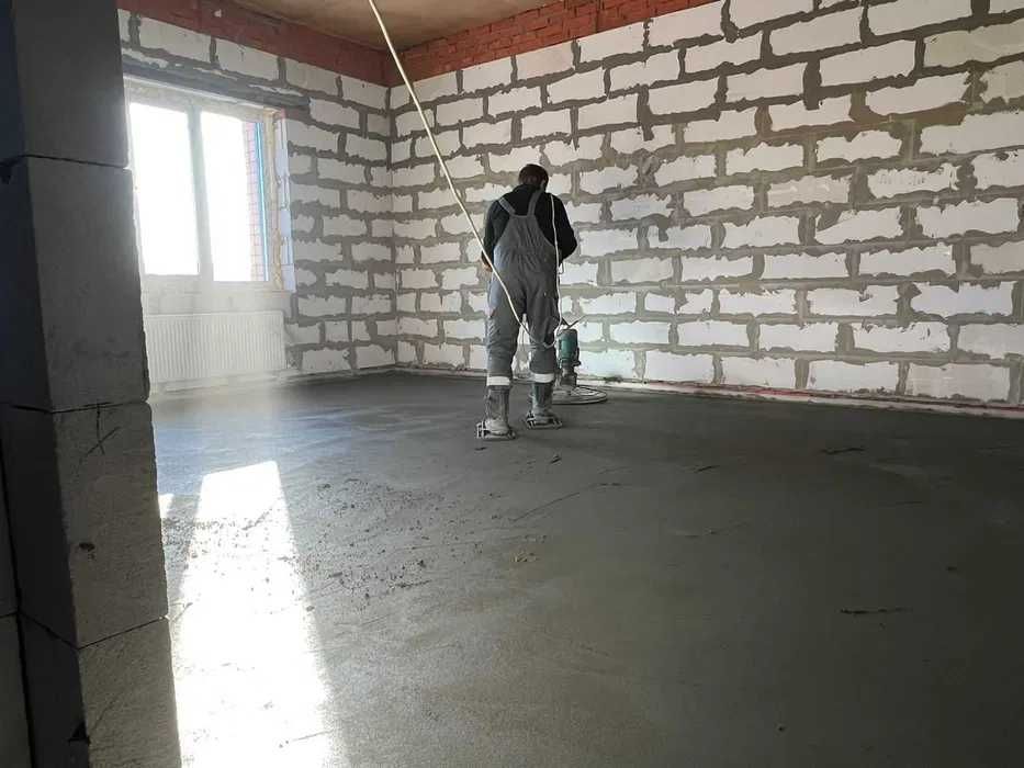Полусухая стяжка пола в Костанае.