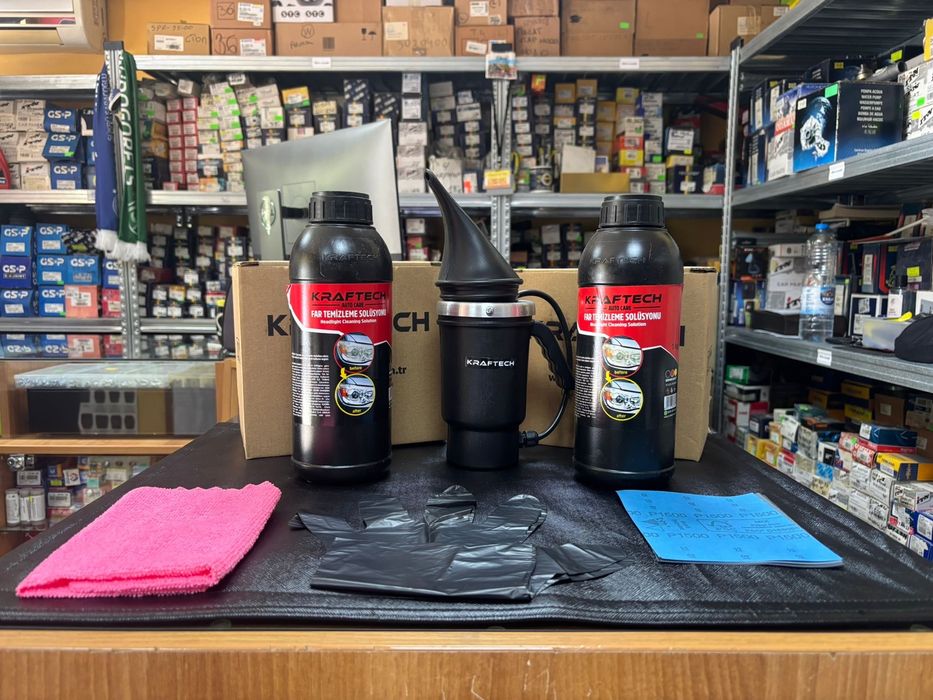 XL Kraftech Комплект за Химическо Полиране на Фарове и Стопове