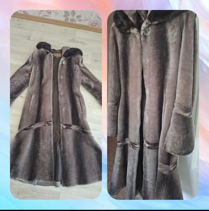 Шуба мутоновая в идеальном состоянии