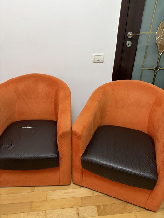 Set 2 fotolii, confortabile si rezistente