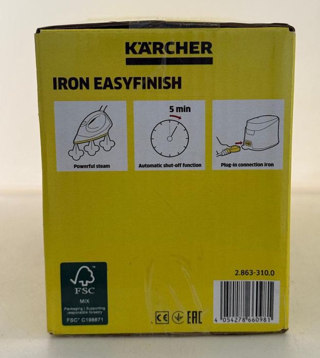 Fier de calcat cu presiune cu abur EasyFinish -A-