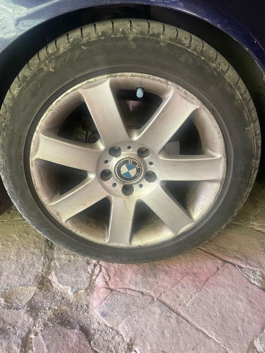 4бр.Джанти/8Jx17 H2 ET20 От BMW  E39  с 4бр.Гуми 17