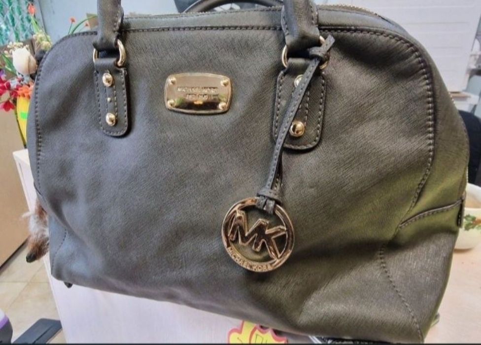 Michael Kors Cindy дамска зелена чанта MK