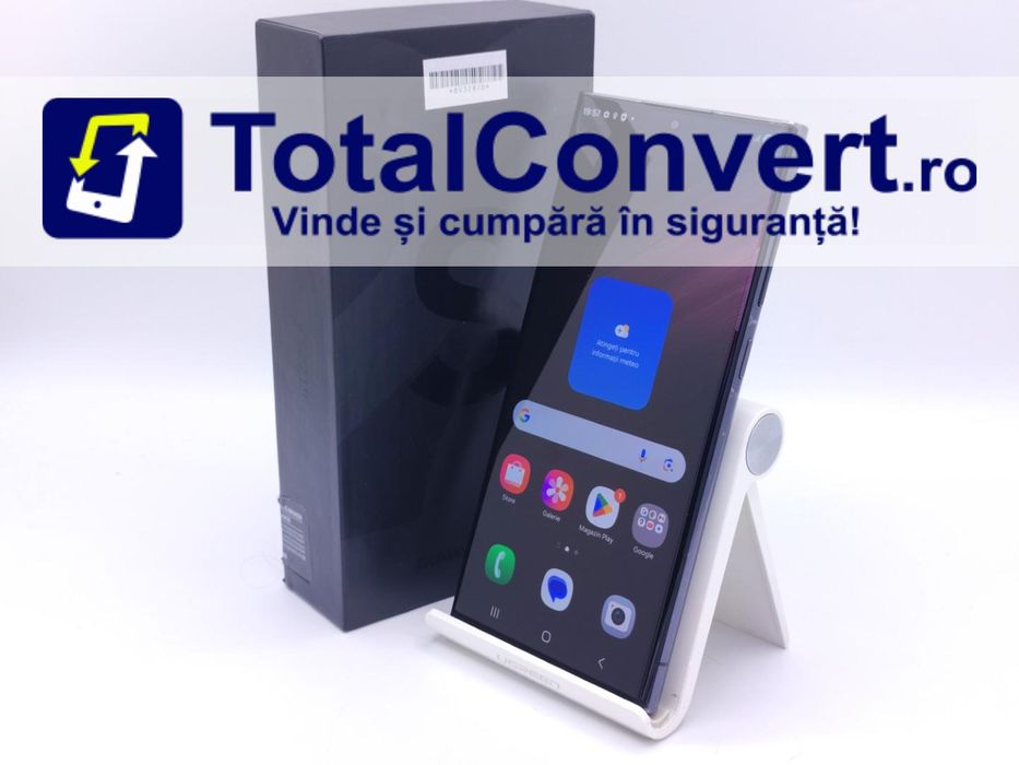 Samsung S22 Ultra 256GB Phantom Black 12GB, Garantie 24 luni | #D89328