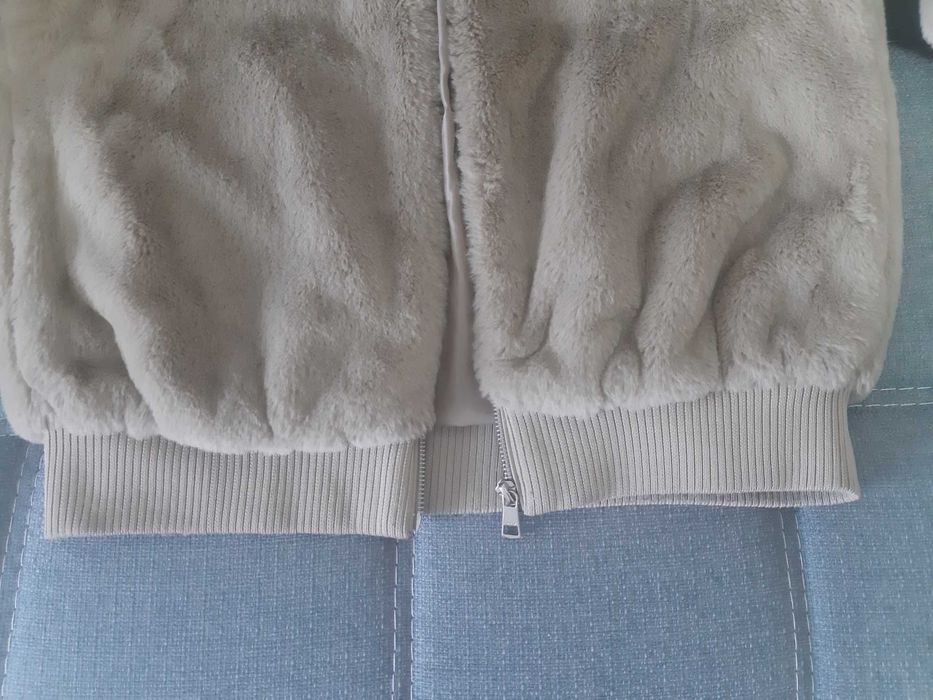 Полушубок, бомбер, меховая куртка L