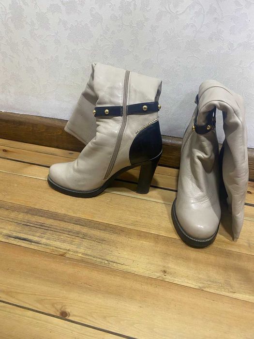 продаются женские  кожанные сапоги, размер 40