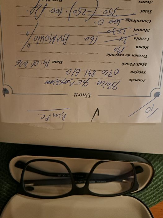Ochelari calculator noi, + doua lentile, garantie 12 luni