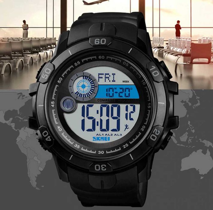 Новые спортивные мужские часы - гарантия - доставка