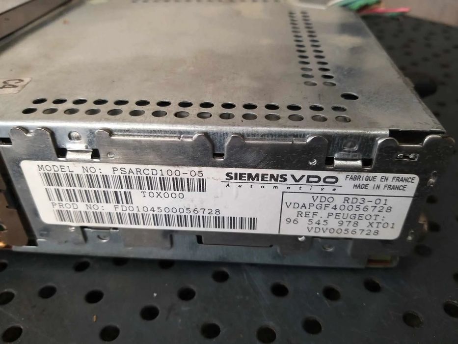 Radio cd player peugeot 307 sw 96545978xt01