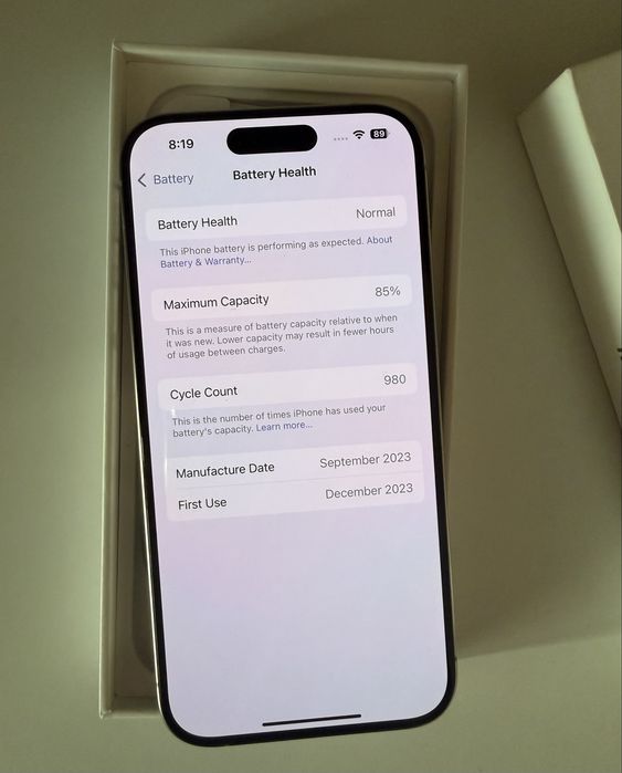 iPhone 15 pro 128gb