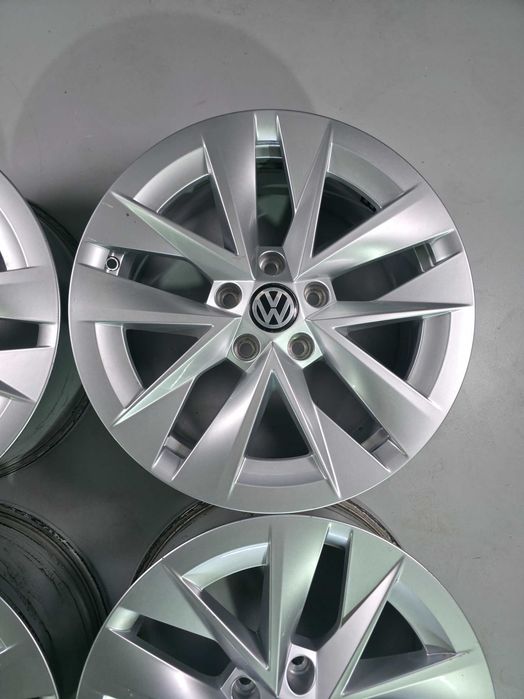 4 Jante Aliaj 5x112 17'' 7J ET 46 OEM Skoda Octavia 4 Superb Karoq Kodiaq / VW Passat Touran Sharan Golf Tiguan Caddy / SEAT CUPRA