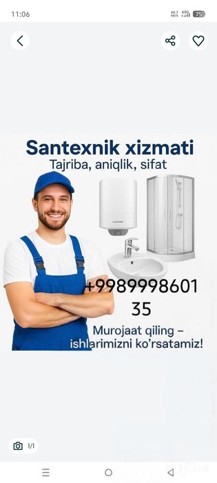 Santexnik xizmati