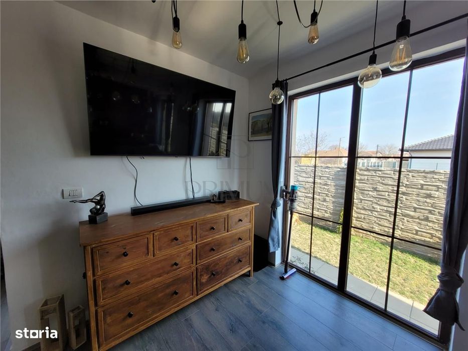 Duplex mobilat si utilat - perete dublu - teren 544 mp