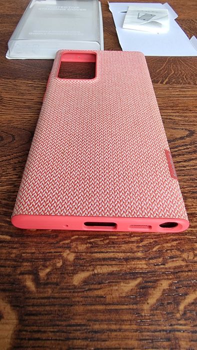 Оригинален Samsung Kvadrat cover EF-XN985 (текстилен протектор) за Samsung Note20 Ultra