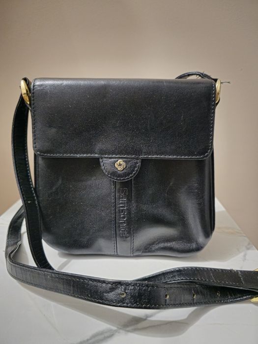 Samsonite, оригинална  нова чанта естествена кожа