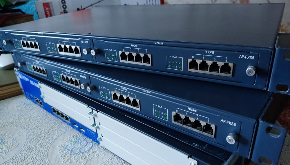 VoIP голосовой модуль AP-FXS8, 16 портов