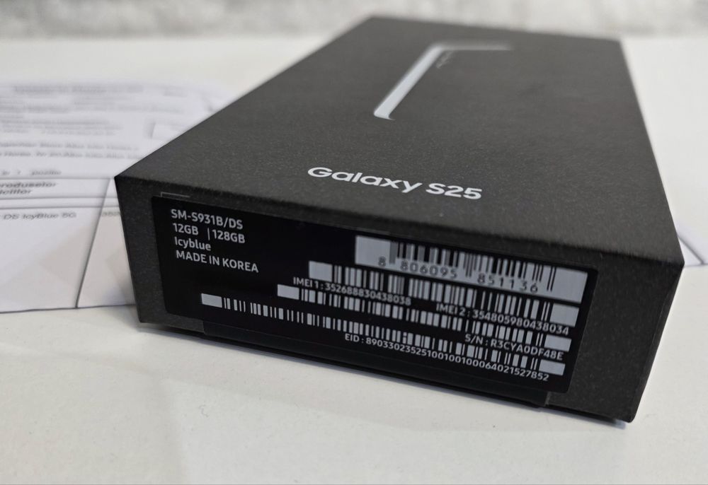 Galaxy S25 5G 128GB. SIGILAT !! 2 Ani Garantie