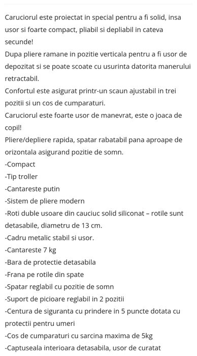 Cărucior bebeluși!!