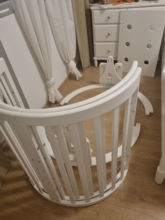 Овална Кошара за Бебе /Детско Легло смарт 7в1