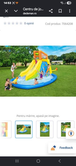 Centru de joacă gonflabil