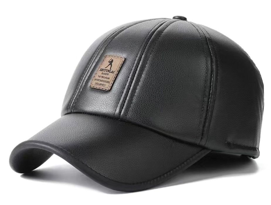 Кепки с ЭКО.кож.зам.