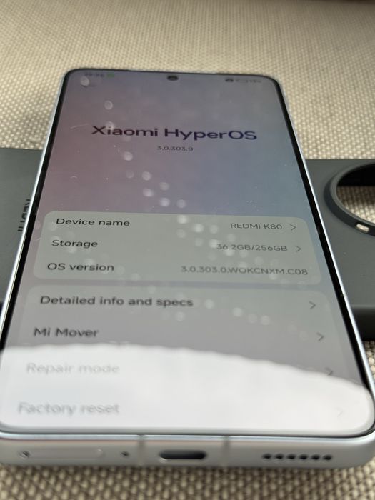 Xiaomi Redmi K80 Blue 5G Smartphone Snapdragon Elite 256GB 12gb ram