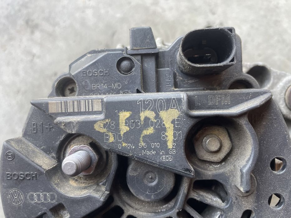 Alternator VW Passat b6 b7 CC golf 5 DSG 14 V  180 A / 120 A