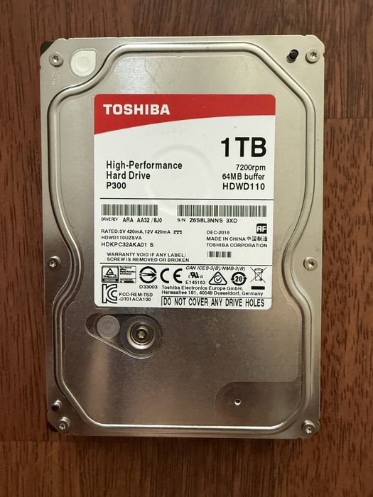 Жесткие диски HDD