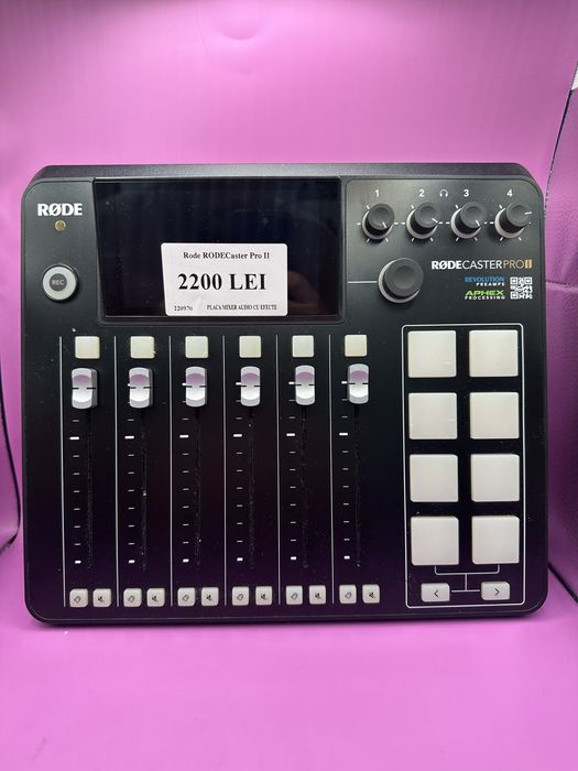 Rode Caster pro 2 mixer audio cu efecte •Matei Amanet Margeanului•